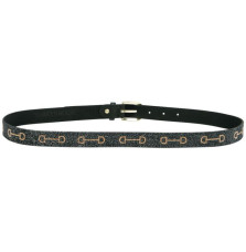 Pasek z Diamencikami Denici Cavalli Navy/RoseGold Harry's Horse