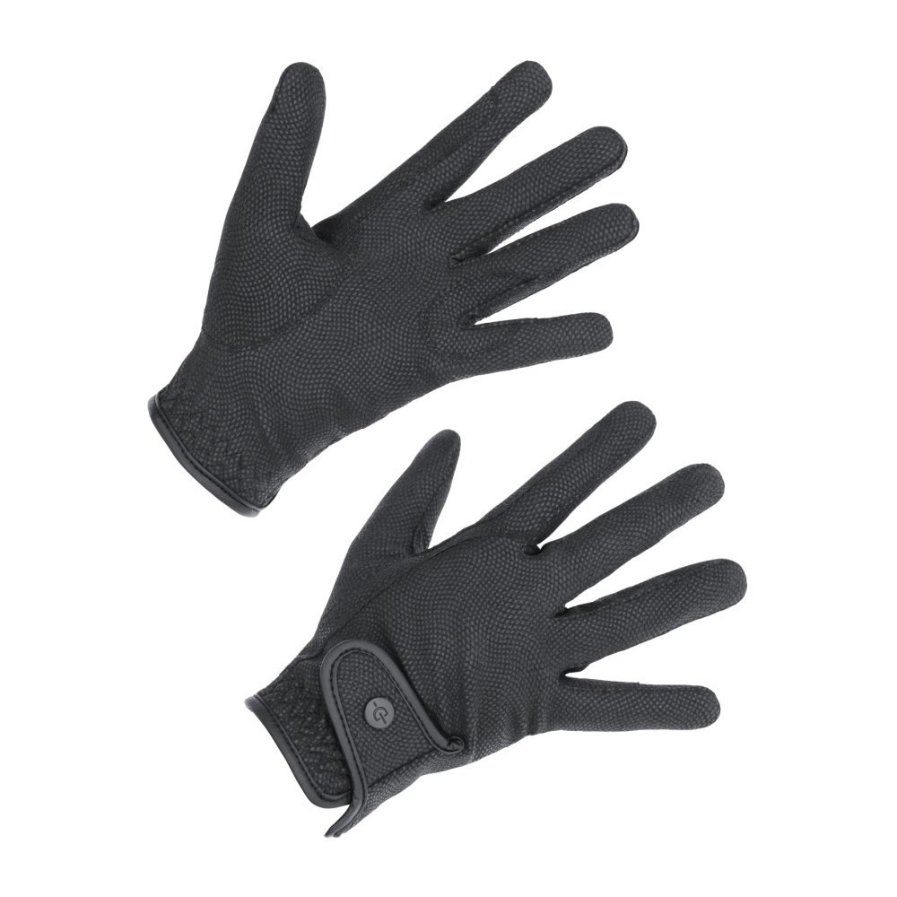 Rękawiczki Jeździeckie Zimowe z Zapięciem A/W24 Black Covalliero