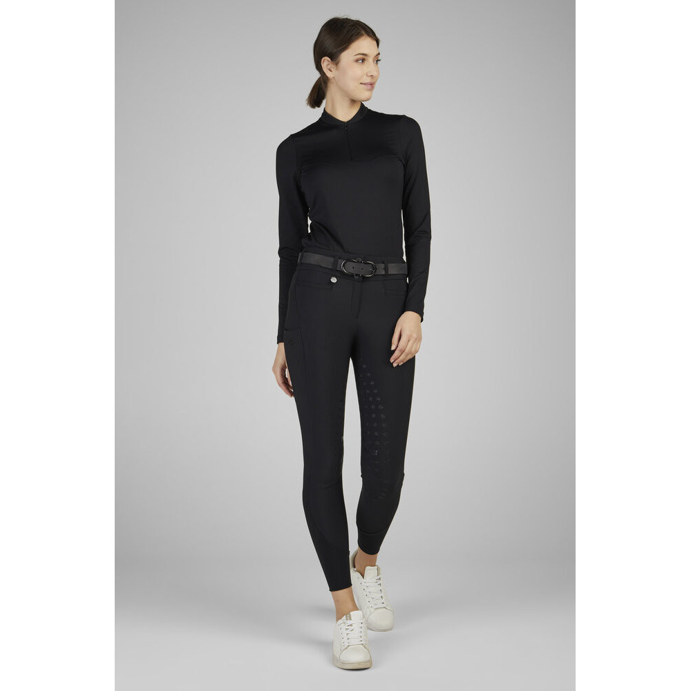 Bryczesy Zimowe Linn 6355 Highwaist Winter Black Pikeur