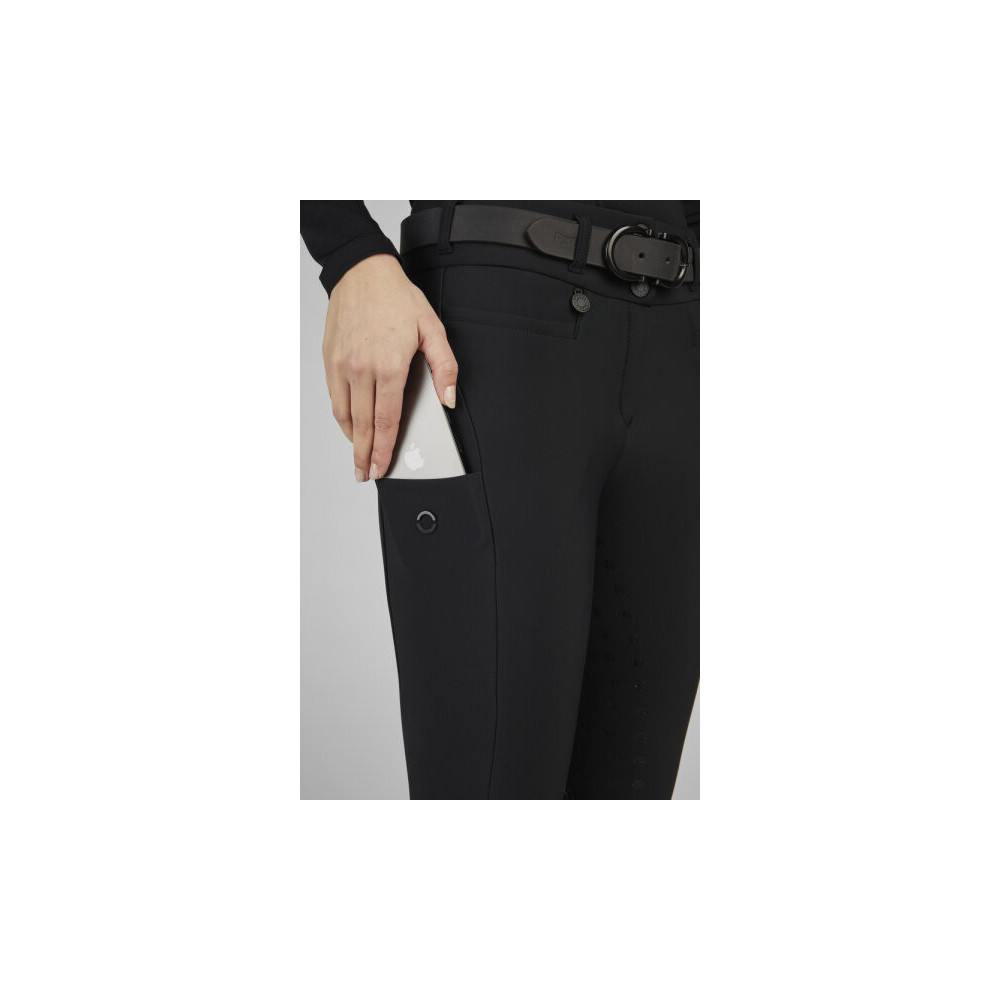 Bryczesy Zimowe Linn 6355 Highwaist Winter Black Pikeur