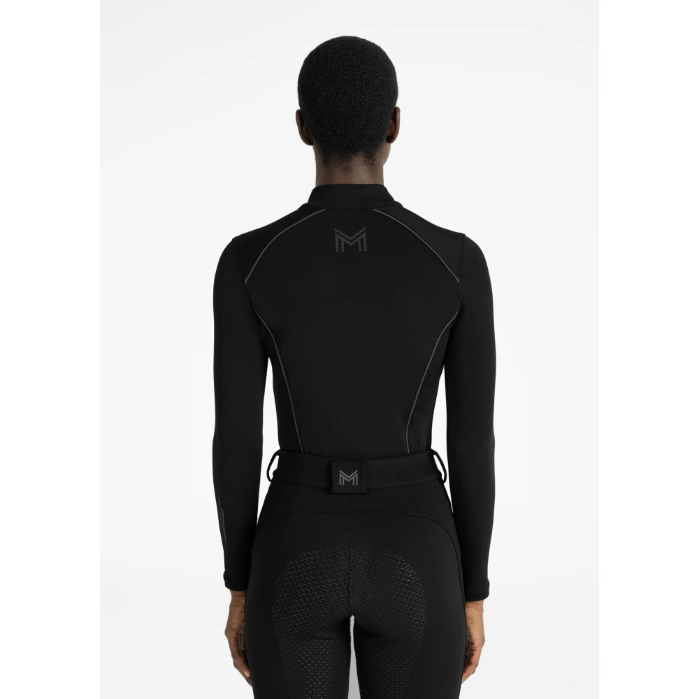 Zimowa Bluzka z Długim Rękawem Arctic Fleeced Base Layer (Black) Maximilian Equestrian