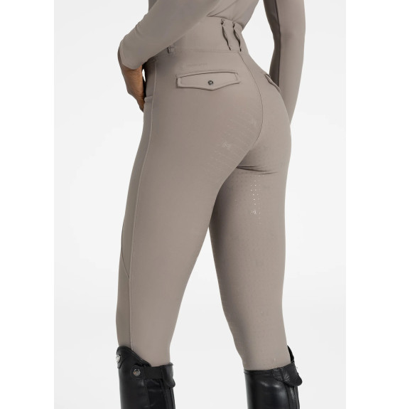 Legginsy Jeździeckie Pro Riding (Taupe) Maximilian Equestrian