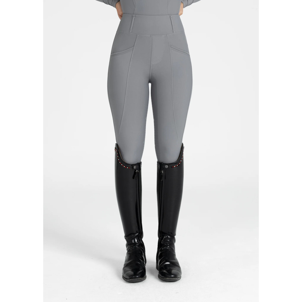 Legginsy Jeździeckie Pro Riding (Titanium) Maximilian Equestrian