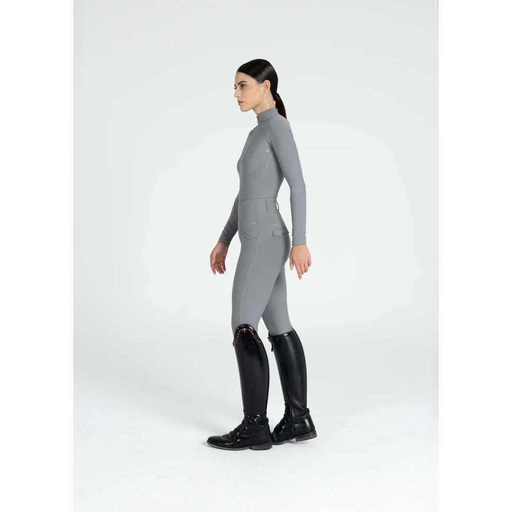 Legginsy Jeździeckie Pro Riding (Titanium) Maximilian Equestrian
