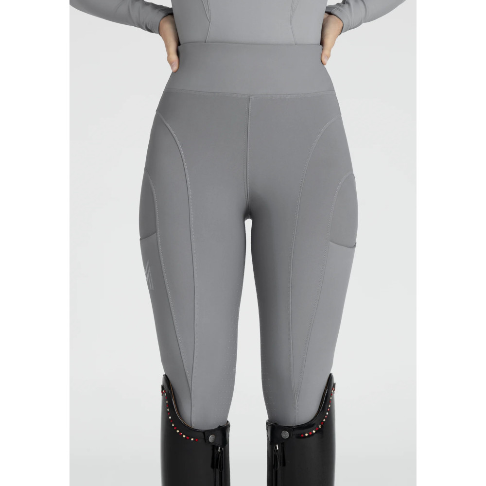 Legginsy Jeździeckie Outline (Titanium) Maximilian Equestrian
