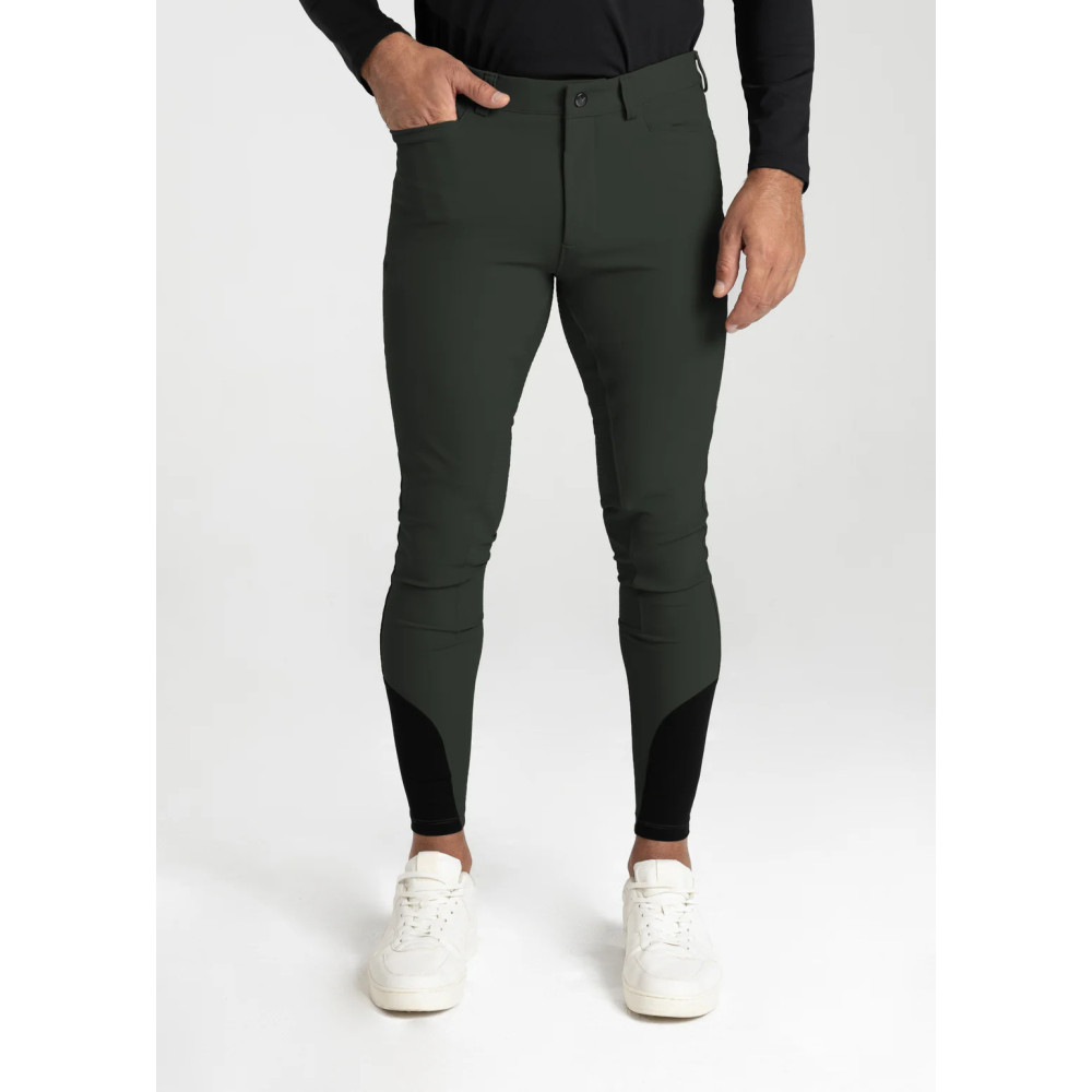 Bryczesy Męskie Performance (Hunter Green) Maximilian Equestrian