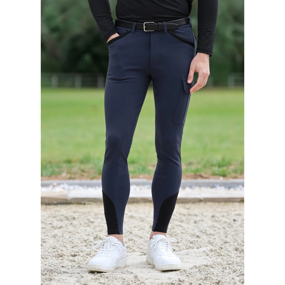 Męskie Bryczesy Advance (Navy) Maximilian Equestrian