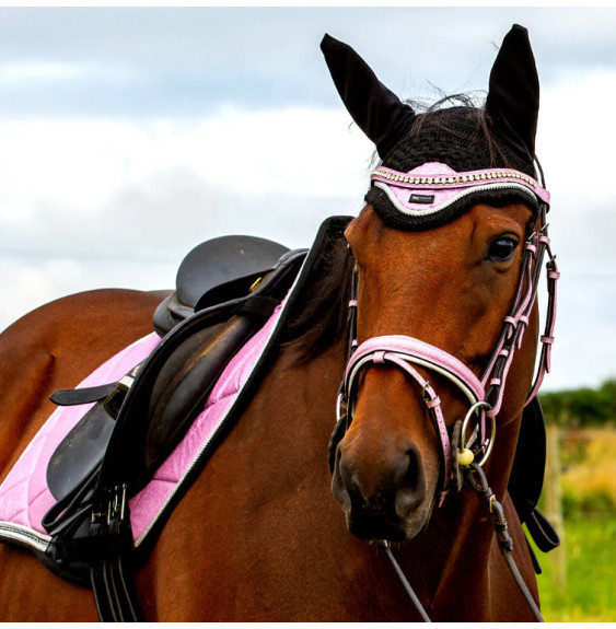 Brokatowe Ogłowie Blush Ponyo