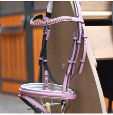 Brokatowe Ogłowie Blush Ponyo