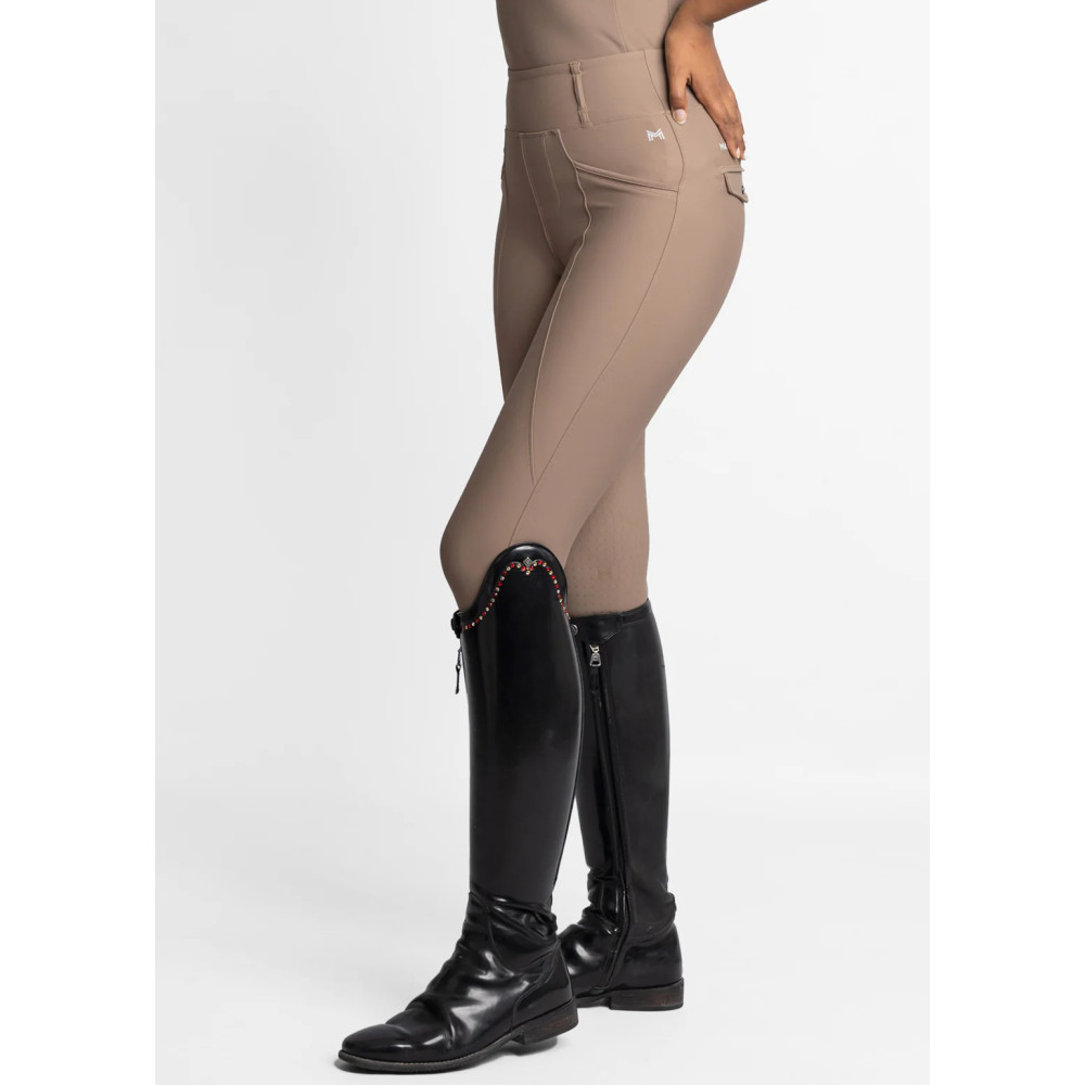 Legginsy Jeździeckie Pro Riding (Nougat) Maximilian Equestrian