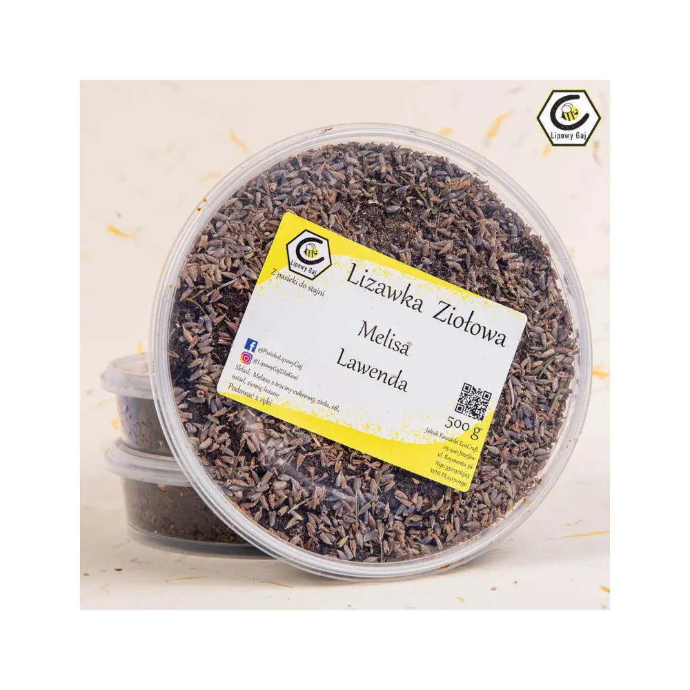 Lizawka Miodowo Ziołowa Lawenda Melisa Lipowy Gaj