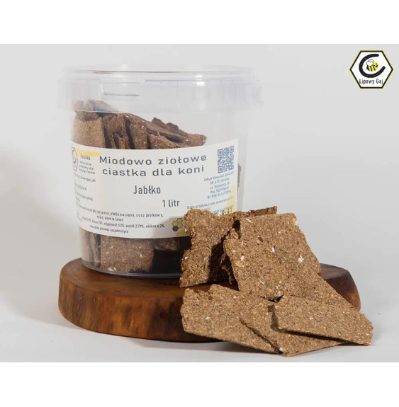 Ciastka Miodowo Ziołowe z Aronią Lipowy Gaj