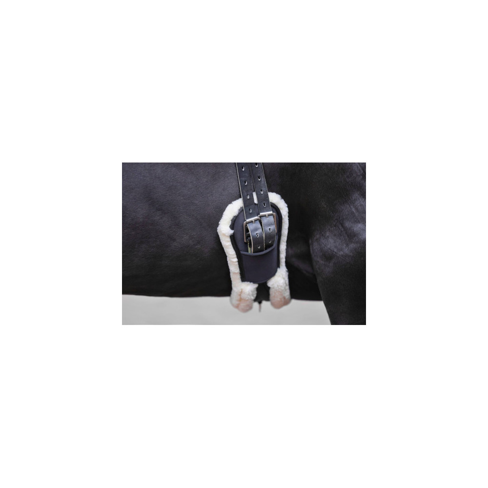 Popręg Ujeżdżeniowy ze Sztucznym Futrem Covalliero