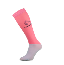 Podkolanówki Jeździeckie z Mikrofibrą Łososiowe Comodo