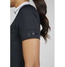 Koszula Konkursowa z Krótkim Rękawem Black Sports25 Pikeur