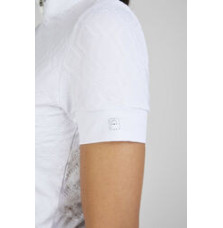 Koszulka Konkursowa z Krótkim Rękawem White Sports25 Pikeur