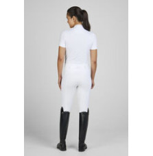 Koszulka Konkursowa z Krótkim Rękawem White Sports25 Pikeur