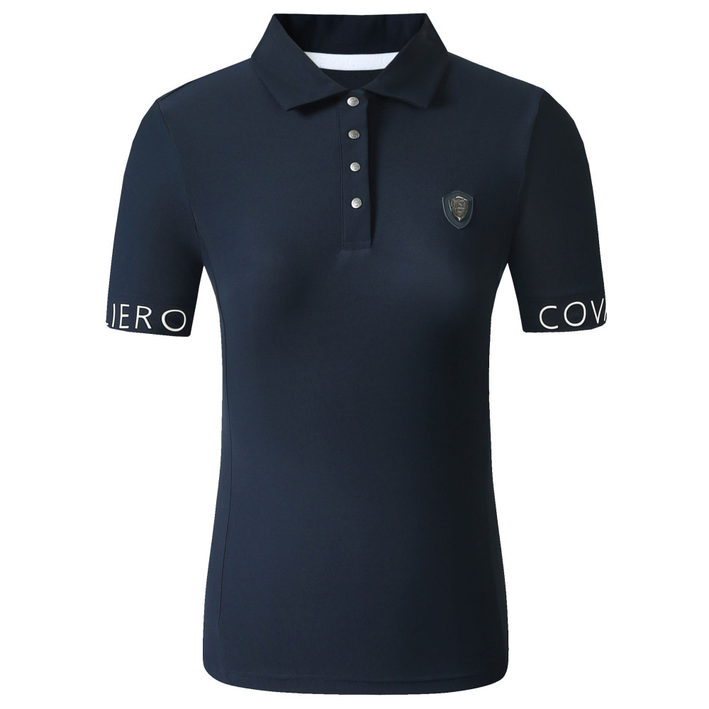 Koszulka Polo z Krótkim Rękawem S/S 2025 Dark Navy Covalliero