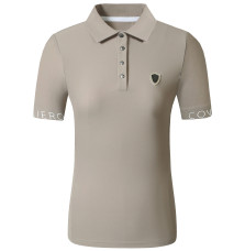 Koszulka Polo z Krótkim Rękawem S/S 2025 Beige Covalliero