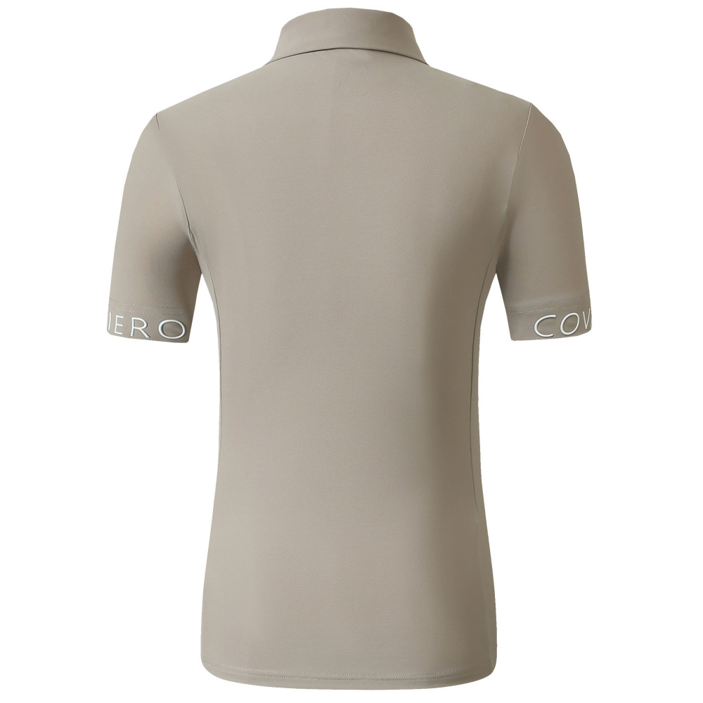 Koszulka Polo z Krótkim Rękawem S/S 2025 Beige Covalliero