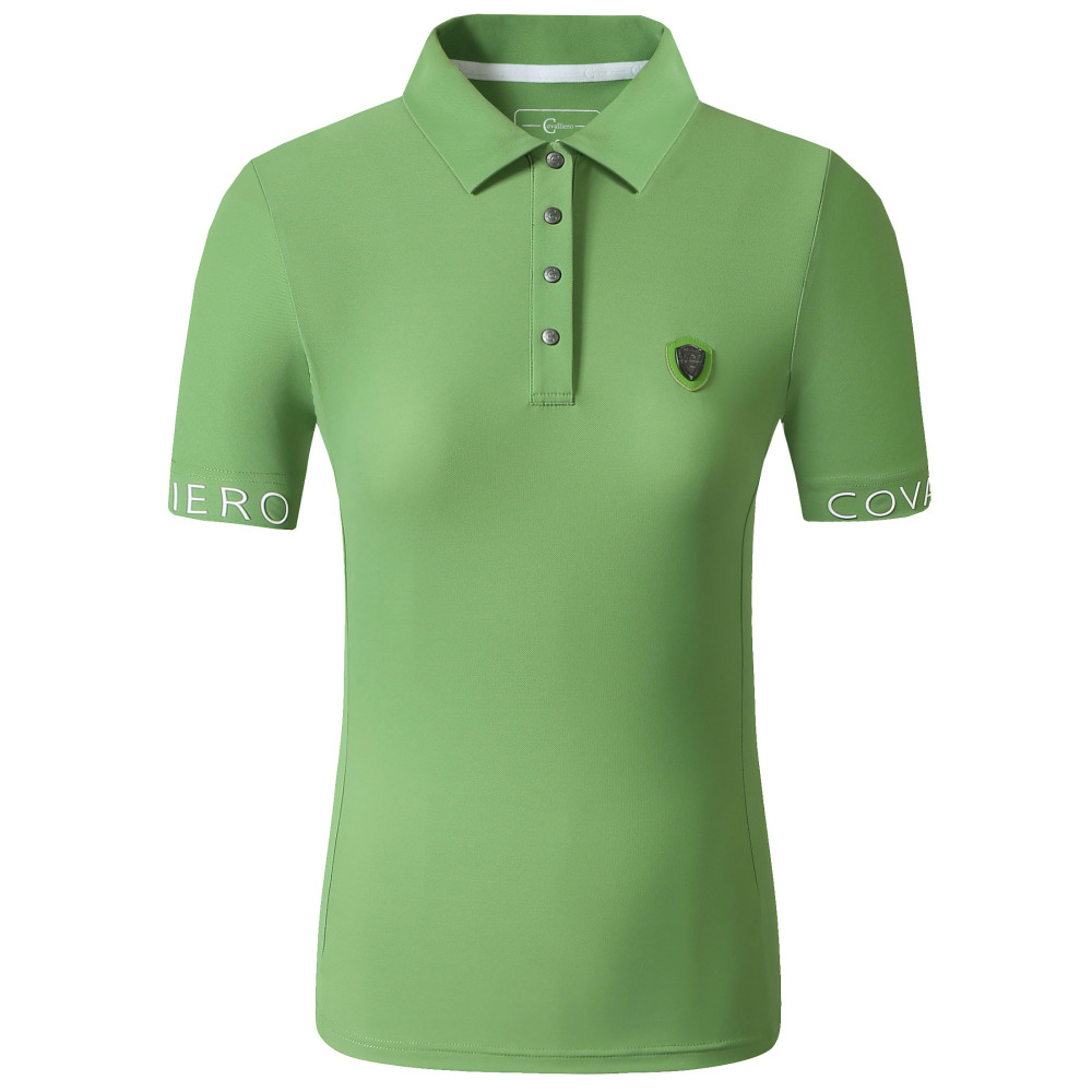 Koszulka Polo z Krótkim Rękawem S/S 2025 Green Covalliero
