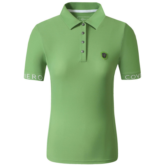 Koszulka Polo z Krótkim Rękawem S/S 2025 Green Covalliero