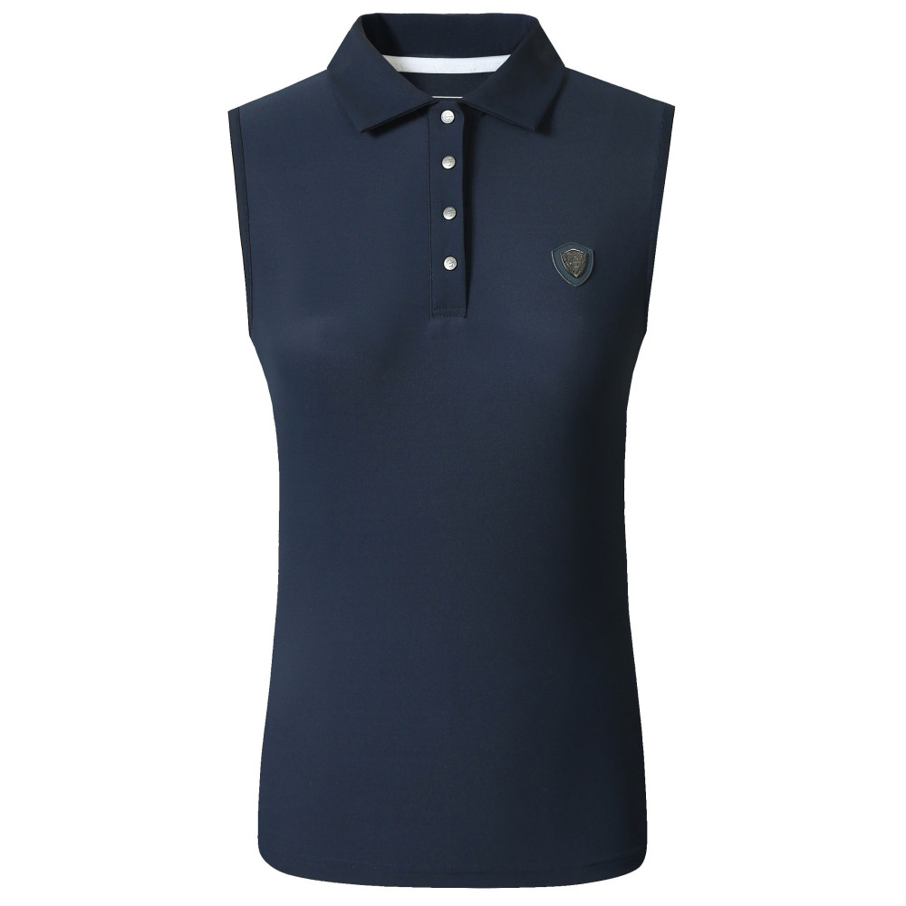 Koszulka Polo Bez Rękawów S/S 2025 Dark Navy Covalliero