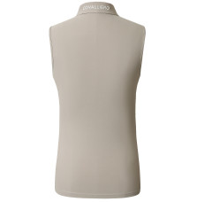 Koszulka Polo Bez Rękawów S/S 2025 Beige Covalliero