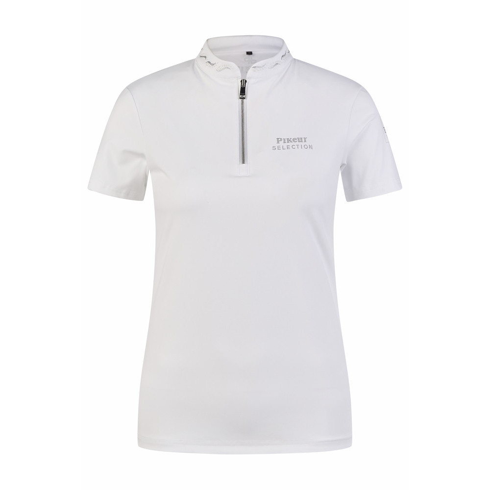 Koszulka z Krótkim Rękawem Function Shirt White Selection 2025 Pikeur