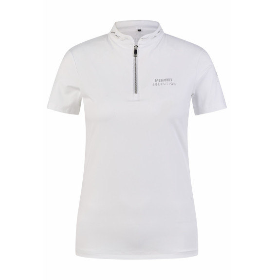 Koszulka z Krótkim Rękawem Function Shirt White Selection 2025 Pikeur