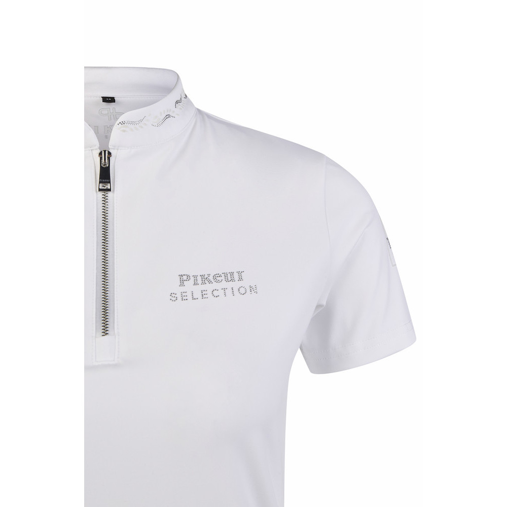 Koszulka z Krótkim Rękawem Function Shirt White Selection 2025 Pikeur