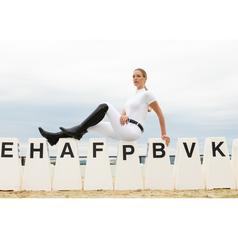 Koszulka z Krótkim Rękawem Function Shirt White Selection 2025 Pikeur