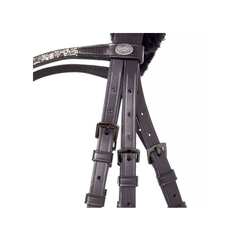 Ogłowie Lakierowane Ivella Kavalkade