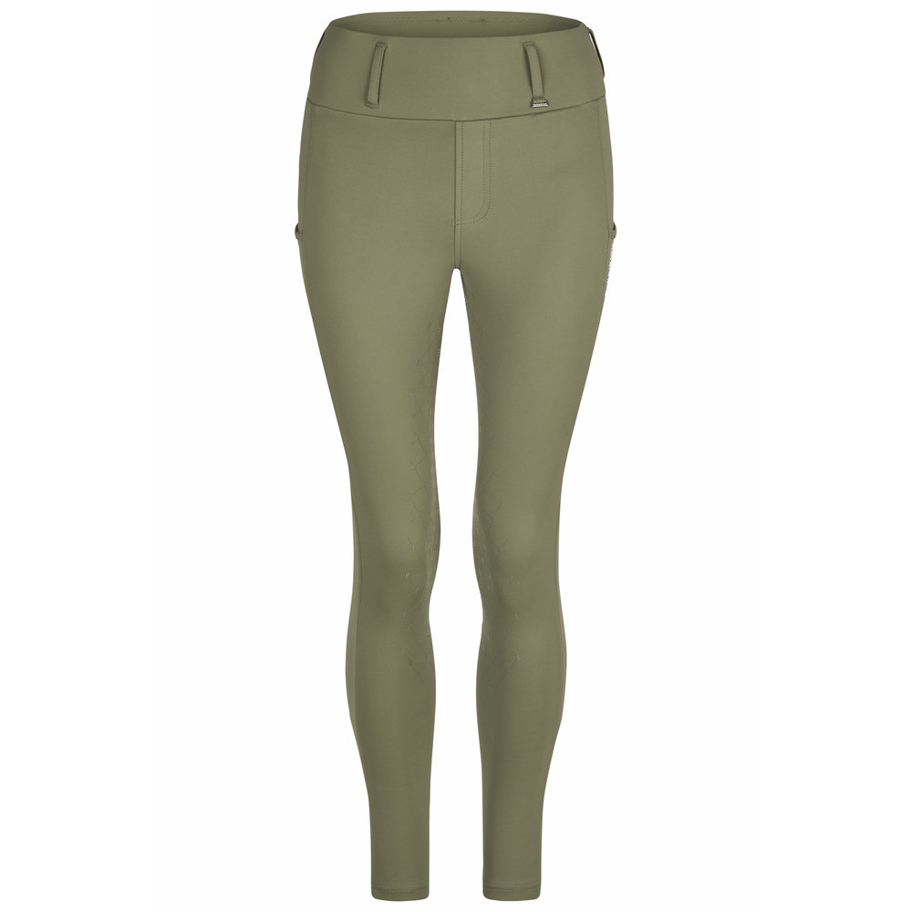 Legginsy Jeździeckie Flex Full Grip Classic Sports 25 Dusty Olive Eskadron