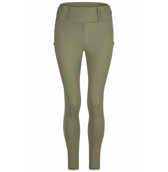 Legginsy Jeździeckie Flex Full Grip Classic Sports 25 Dusty Olive Eskadron