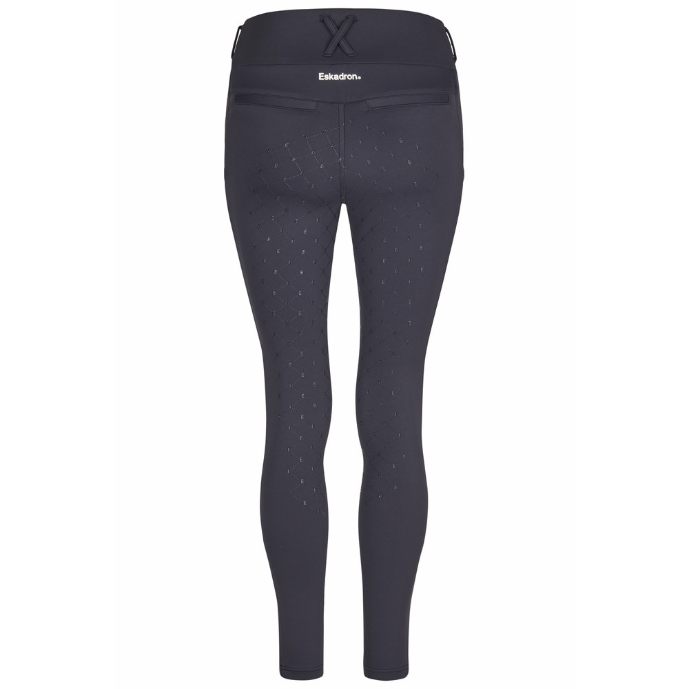 Legginsy Jeździeckie Flex Full Grip Core Classic Sports 25 Navy Eskadron