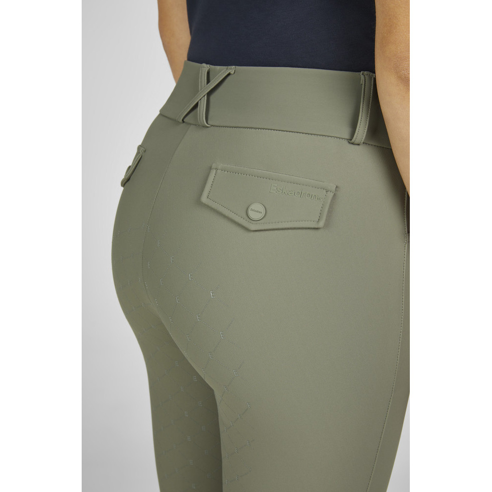 Bryczesy Full Grip Classic Sports 25 Dusty Olive Eskadron