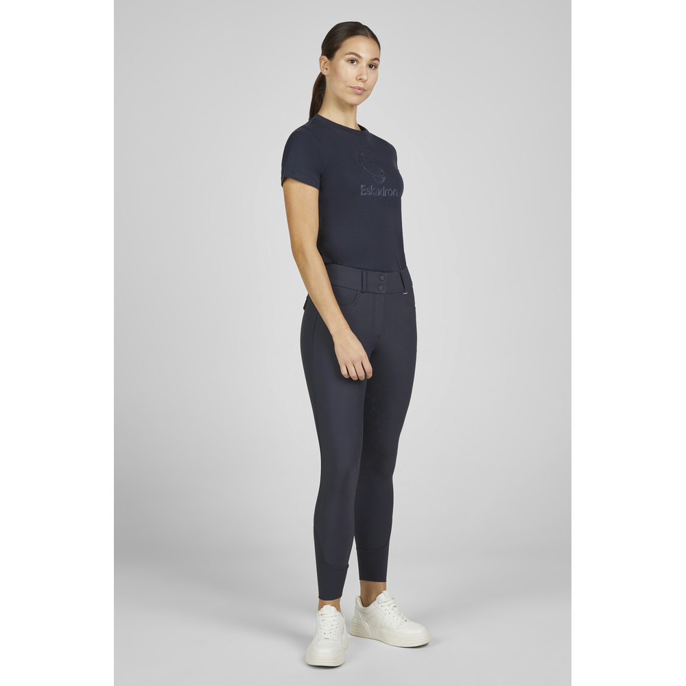 Bryczesy Full Grip Core Classic Sports 25 Navy Eskadron