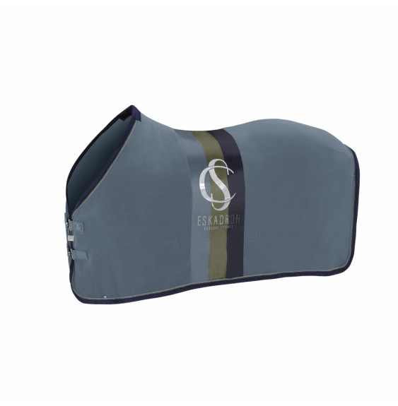 Derka Polarowa Fleece Stripe Classic Sport 25 Steel Blue Eskadron