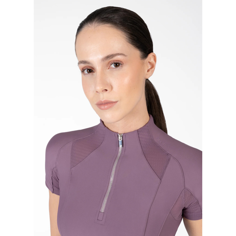 Koszulka z Krótkim Rękawem Frame (Plum) Maximilian Equestrian