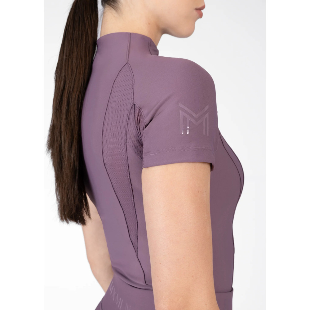 Koszulka z Krótkim Rękawem Frame (Plum) Maximilian Equestrian