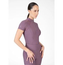 Koszulka z Krótkim Rękawem Frame (Plum) Maximilian Equestrian