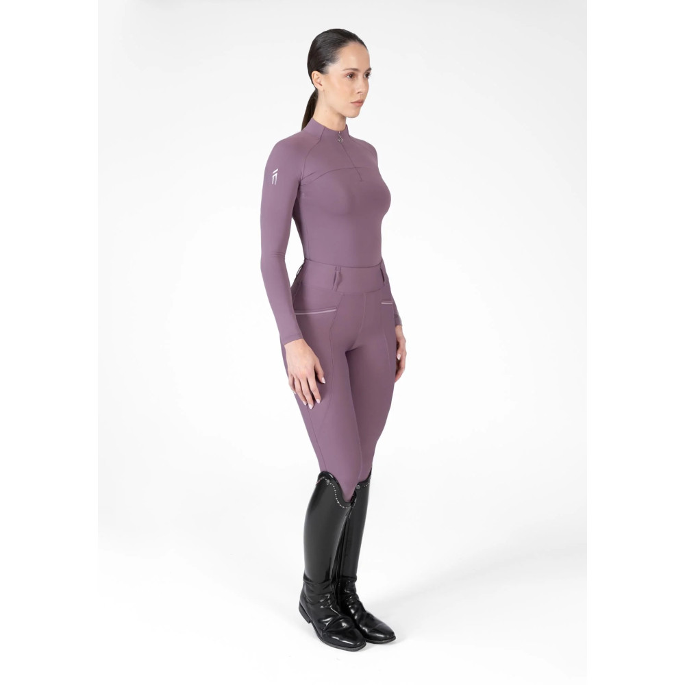 Legginsy Jeździeckie Pro Riding (Plum) Maximilian Equestrian