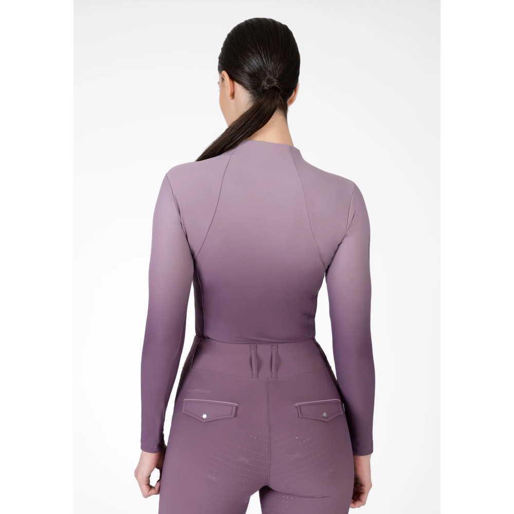 Bluzka z Długim Rękawem Base Layer (Plum/Orchid) Maximilian Equestrian