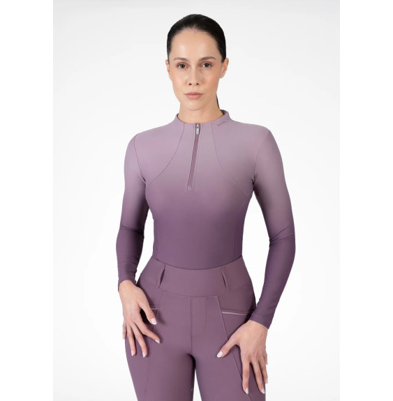 Bluzka z Długim Rękawem Base Layer (Plum/Orchid) Maximilian Equestrian