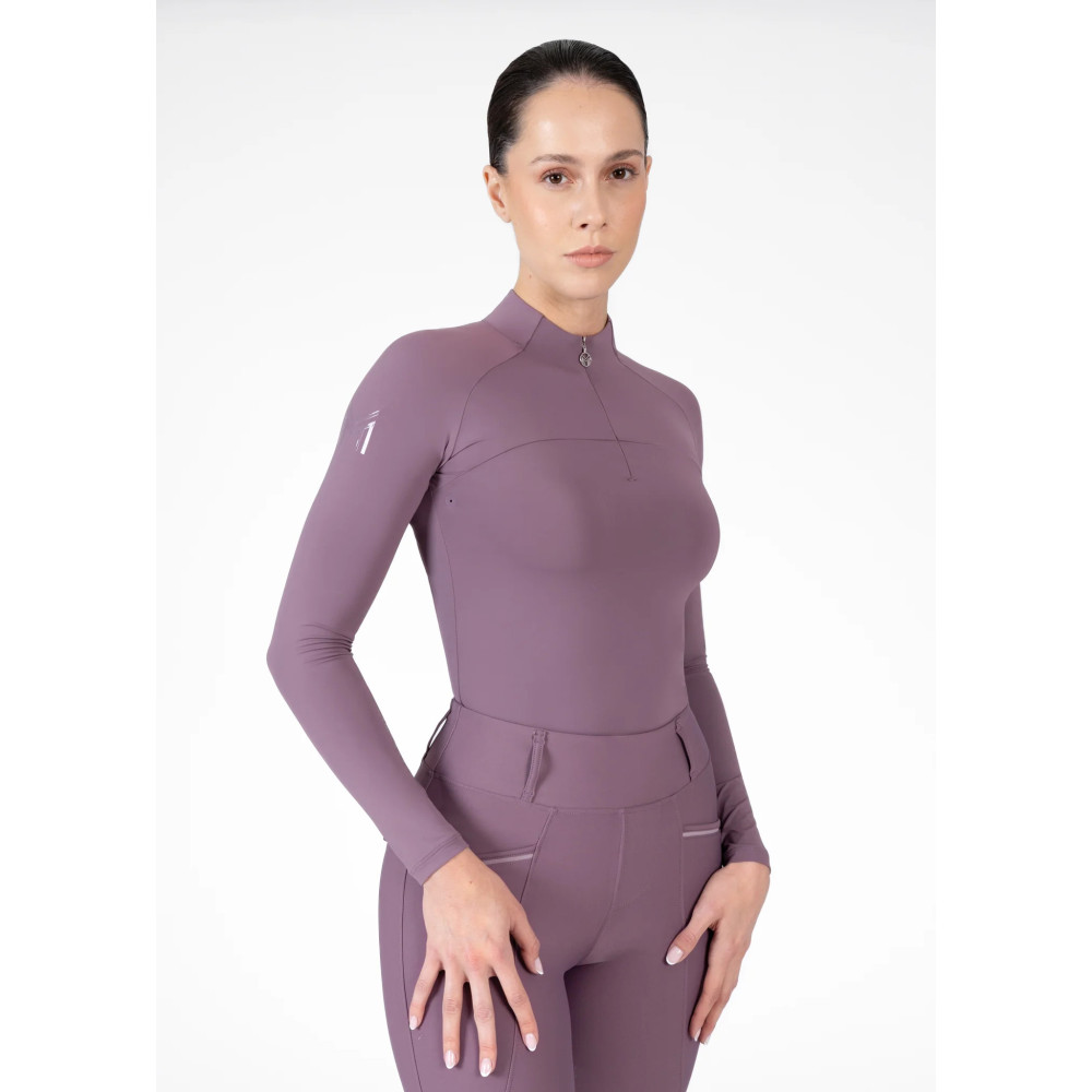Bluzka z Długim Rękawem Sunblocker (Plum) Maximilian Equestrian