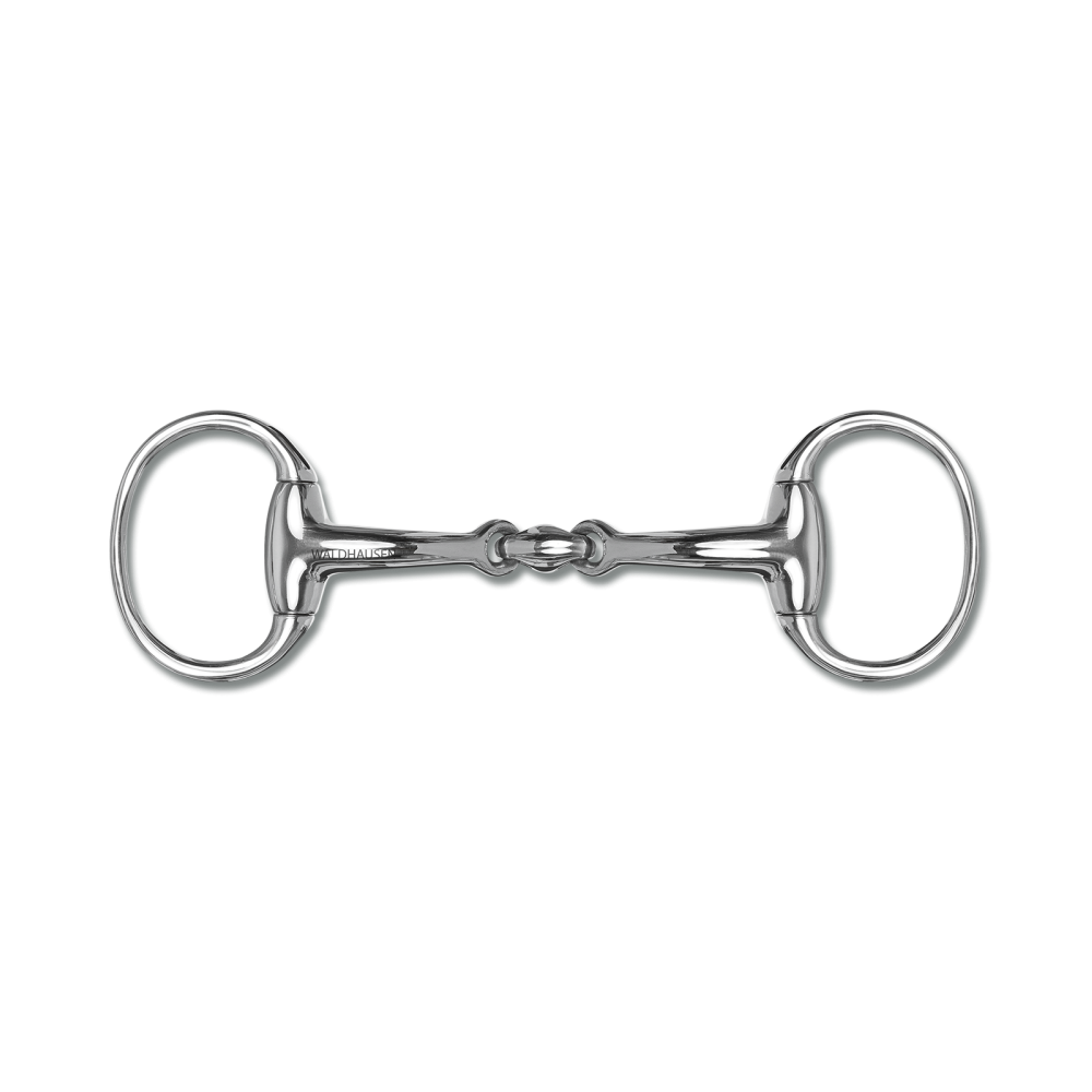 Wędzidło Podwójnie Łamane Anatomiczne 16 mm Eggbutt Bit Waldhausen