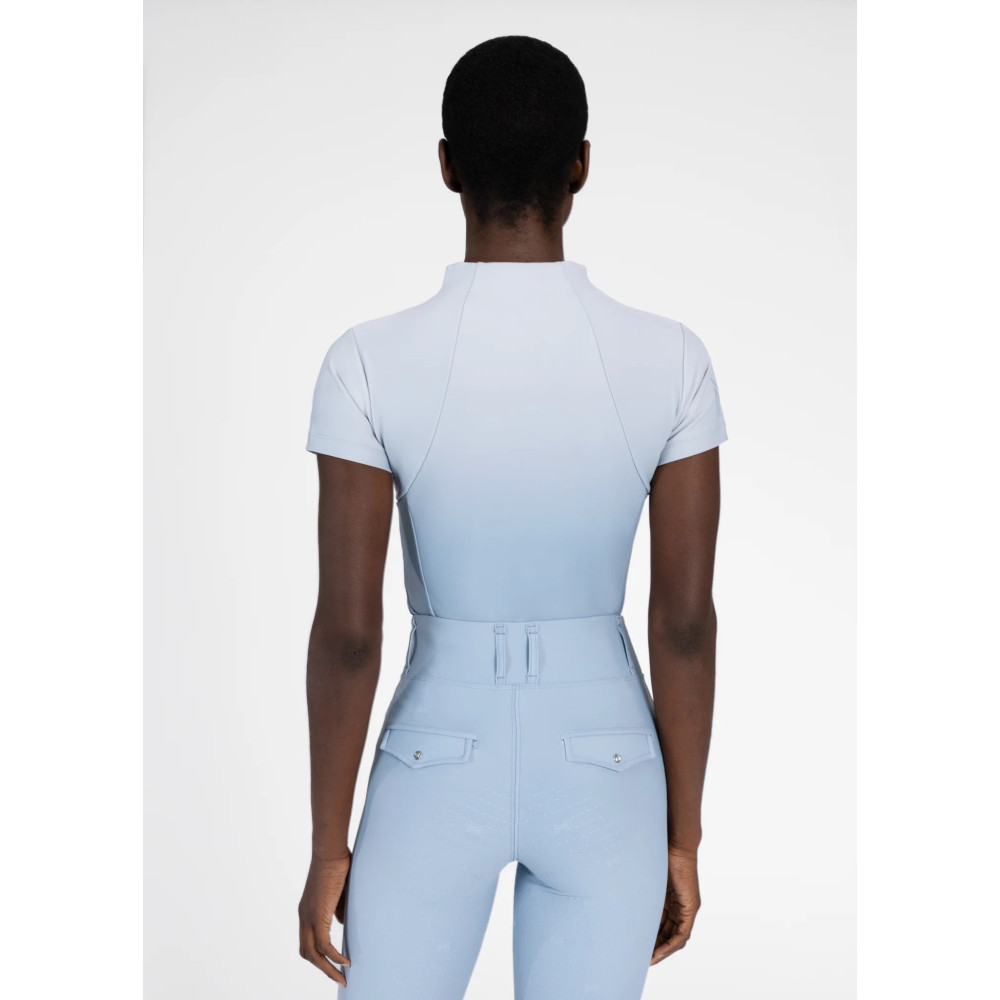 Bluzka z Krótkim Rękawem Ombre (Aqua) Maximilian Equestrian