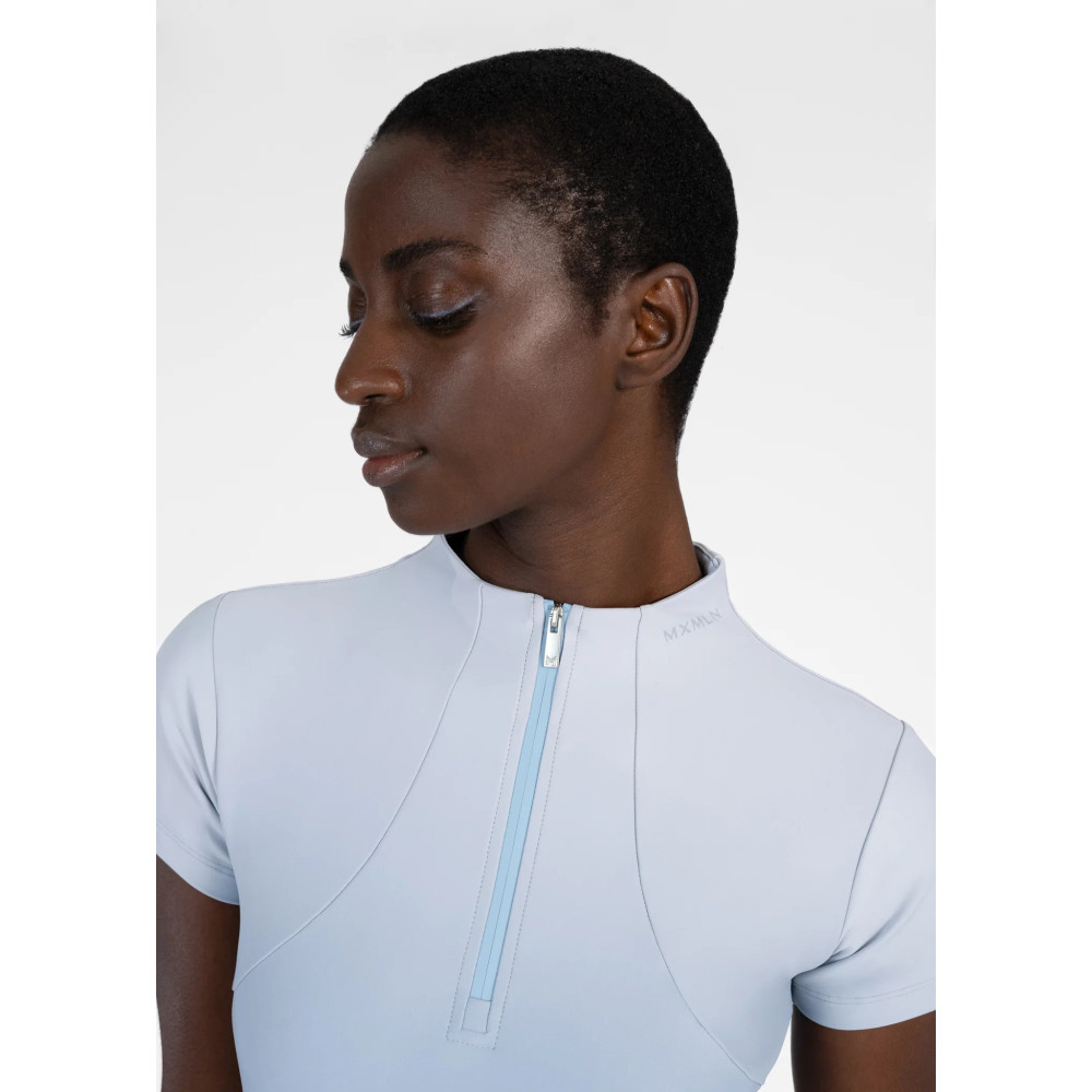 Bluzka z Krótkim Rękawem Ombre (Aqua) Maximilian Equestrian