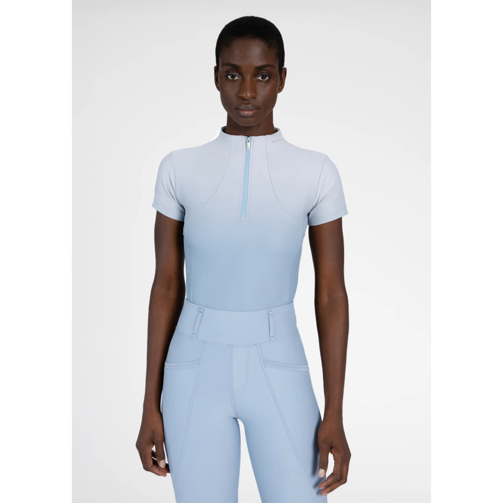 Bluzka z Krótkim Rękawem Ombre (Aqua) Maximilian Equestrian